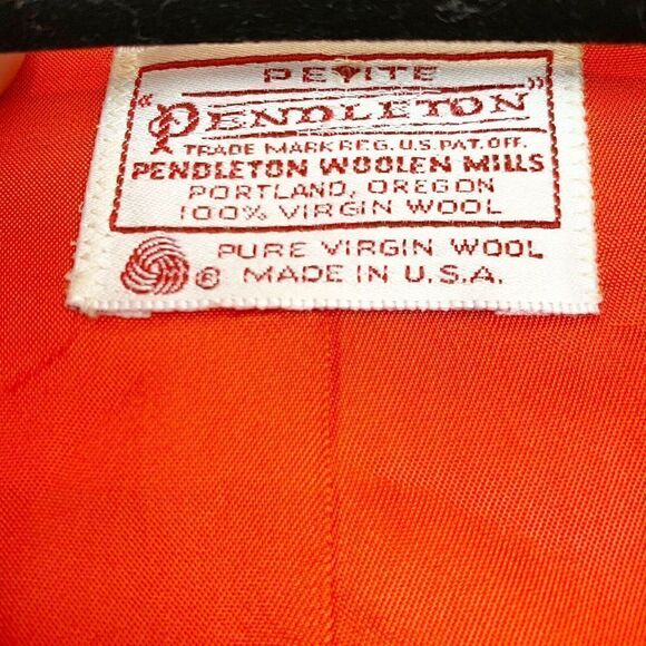 Pendleton Blazer Jacket Wool Red Size P Petite - Picture 2 of 5